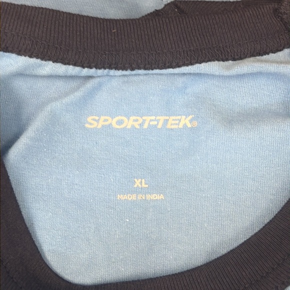 NWOT Sport-Tek T200 Colorblock Raglan Jersey , Carolina Blue/Navy - Picture 14 of 14